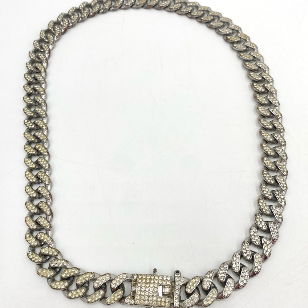 Vintage Mens Necklace Missing stones.